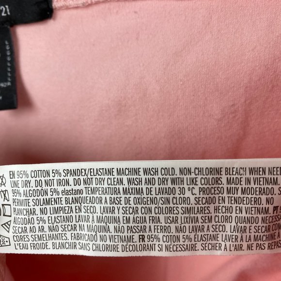 Forever 21 Pink Mini Knit Skirt Large Adjustable Gathered Sides Clubbing - Picture 10 of 15